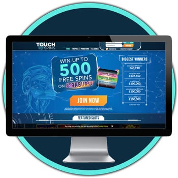 touch spins casino